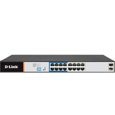 D-Link DGS-F1210-18PS-E 16-Port Gigabit PoE Switch